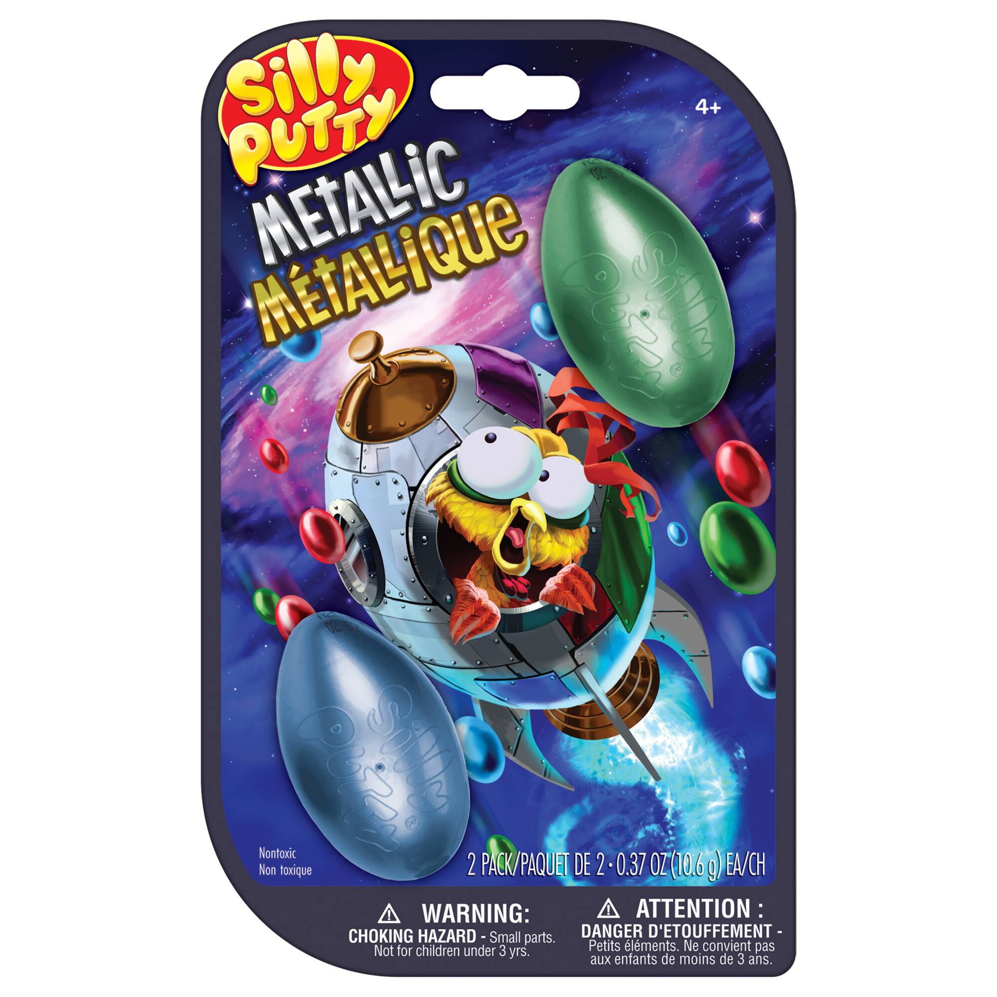 Crayola® 3/8 oz. Silly Putty Metallic Eggs, 2ct.